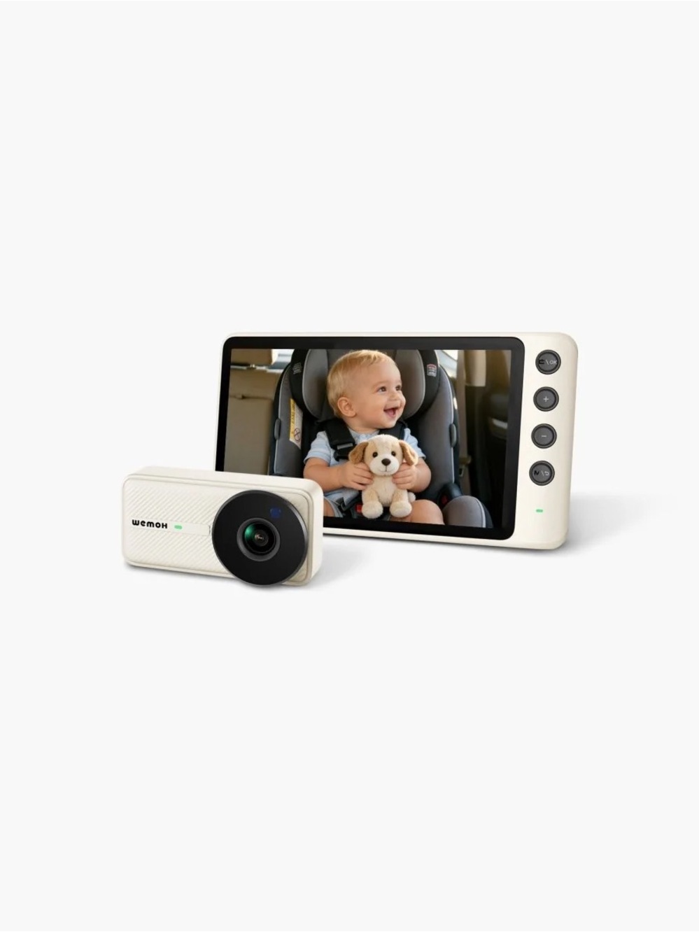 Brand new Baby car Monitor Camera and 5" White Parent Monitor